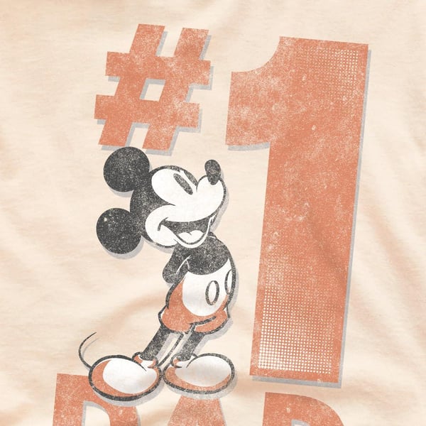 Disney Herr Nummer 1 Pappa Musse Pigg T-shirt