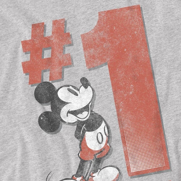 Disney Herr Nummer 1 Morfar Musse Pigg T-shirt