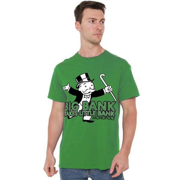Monopoly Miesten Big Bank T-paita