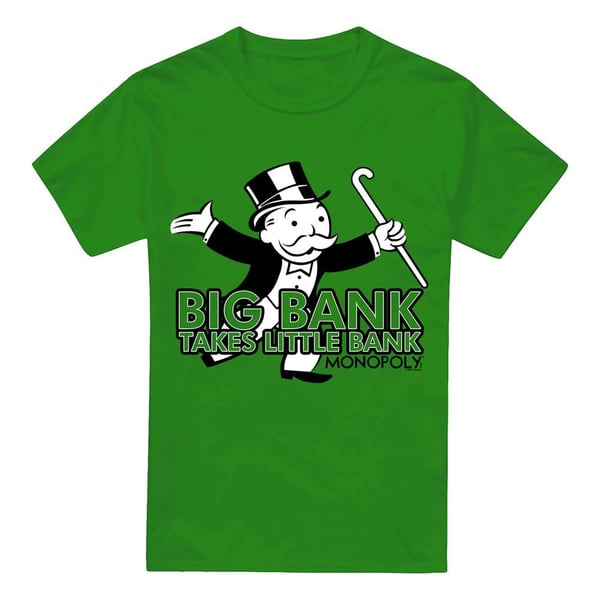 Monopoly Miesten Big Bank T-paita