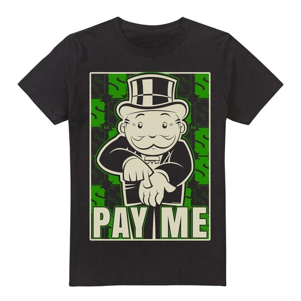 Monopoly Miesten Maksa Minulle T-paita