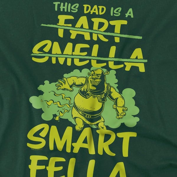 Shrek Miesten Smart Fart Isä T-paita