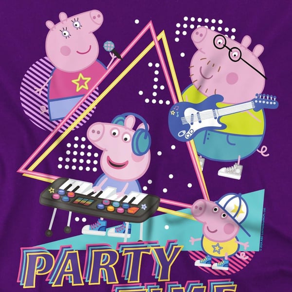 Peppa Pig Childrens/Kids Party Time Family T-Shirt