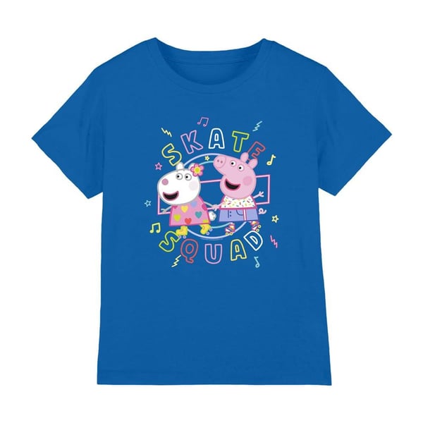 Peppa Pig Childrens/Kids Skate Squad Suzy Sheep T-Shirt Peppa Pig Childrens/Kids Skate Squad Suzy Sheep T-Shirt