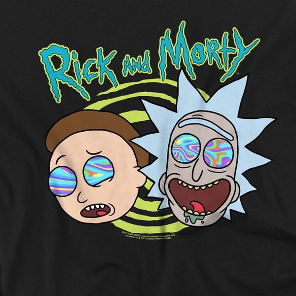 Rick And Morty Mens Blown Minds T-Shirt