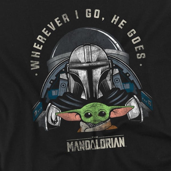 Star Wars: The Mandalorian Mens Companion T-Shirt