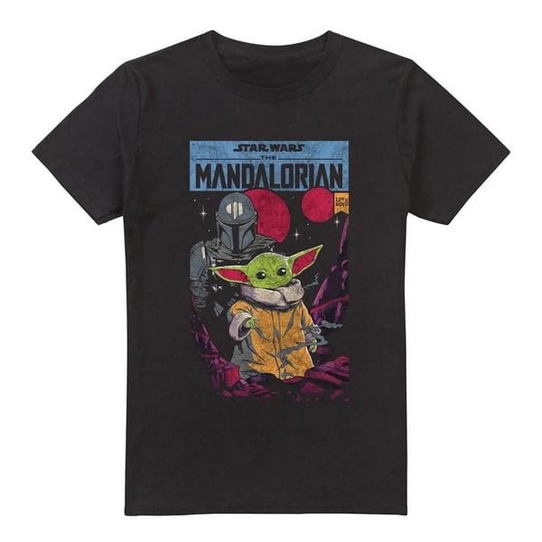 Star Wars: The Mandalorian Herr Grogu Comic T-shirt