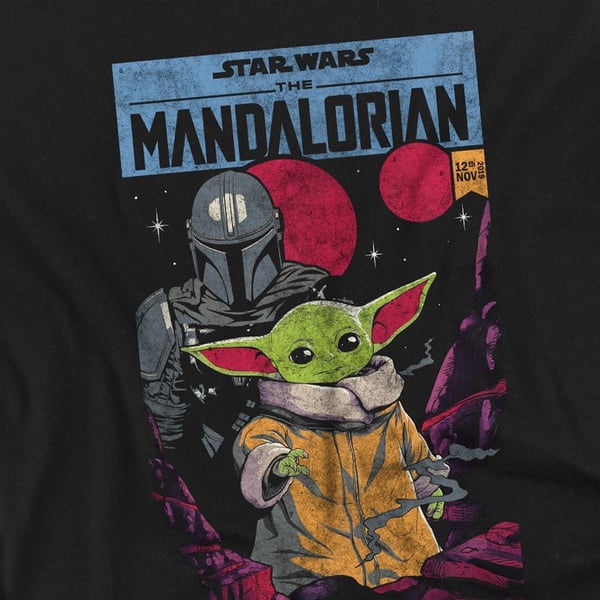 Star Wars: The Mandalorian Herr Grogu Comic T-shirt