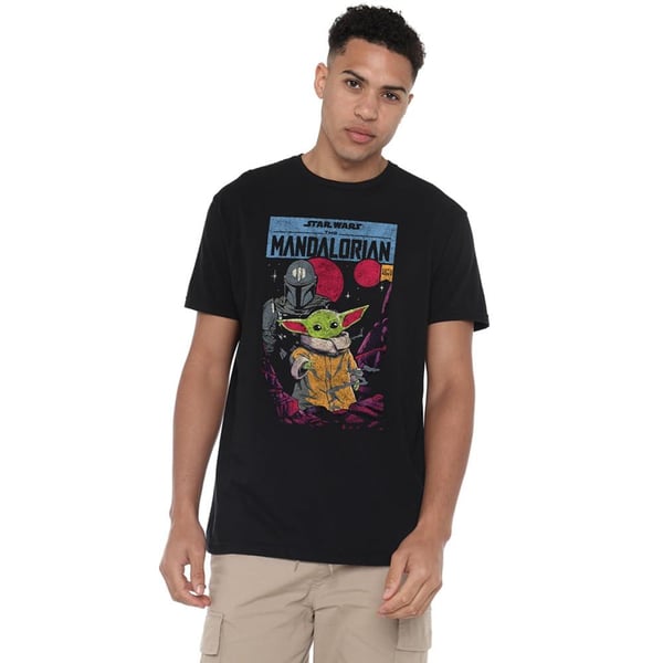Star Wars: The Mandalorian Herr Grogu Comic T-shirt