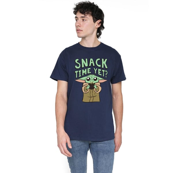 Star Wars: The Mandalorian Herr T-shirt Snack Time Grogu