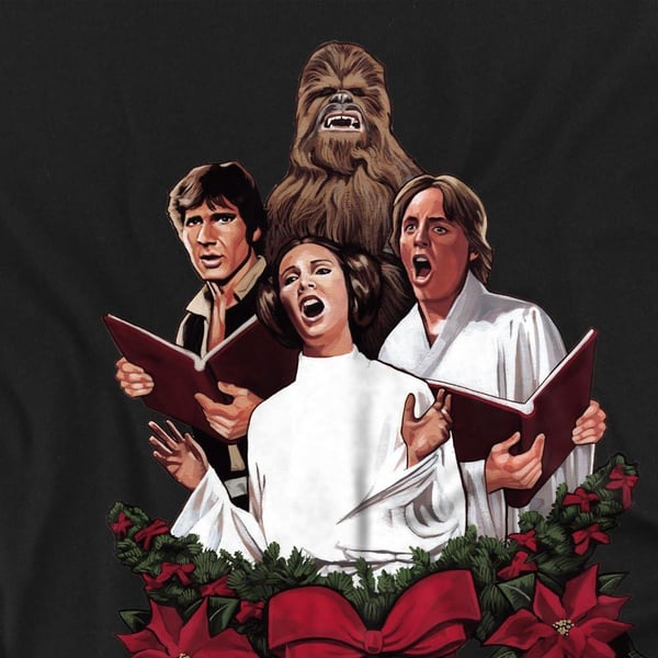 Star Wars Mens Carol Singers T-Shirt
