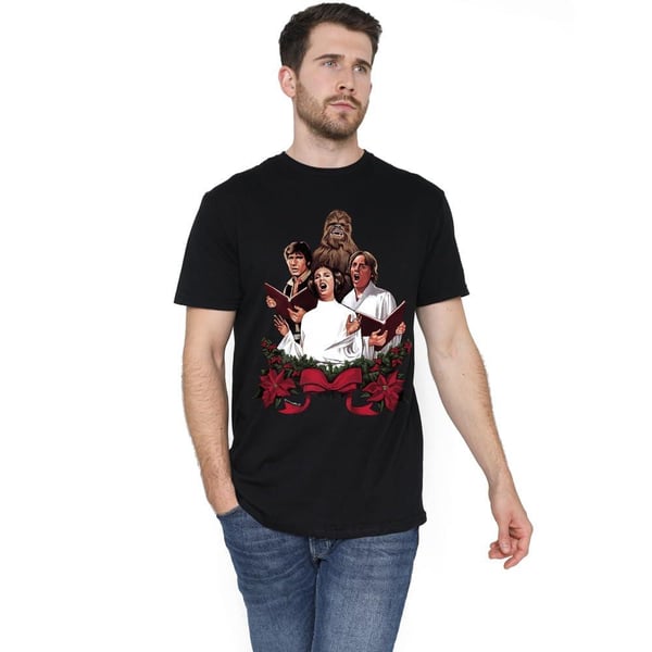 Star Wars Mens Carol Singers T-Shirt