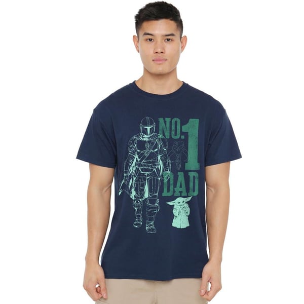 Star Wars: The Mandalorian Mens No.1 Dad Mando T-Shirt