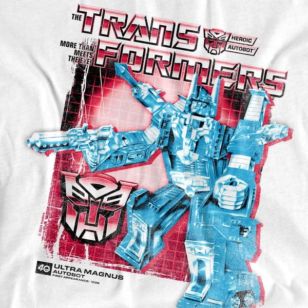 Transformers Mens Ultra Magnus Box 40th T-Shirt