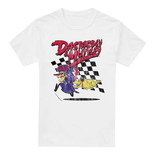 Wacky Races Mens Dastardly & Muttley T-Shirt Wacky Races Mens Dastardly & Muttley T-Shirt