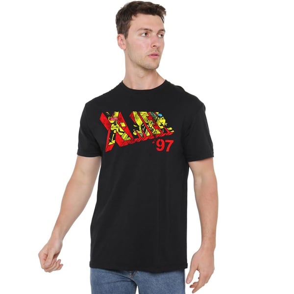Marvel Mens Comic Logo T-Shirt