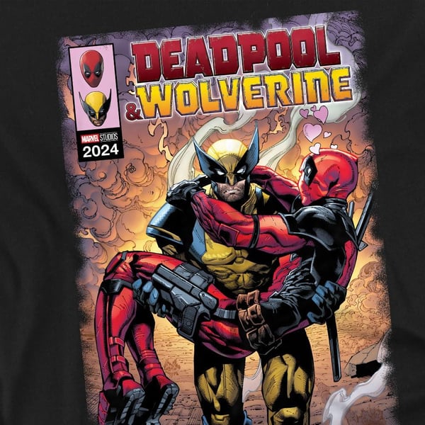 Deadpool & Wolverine Herr Wolverine Räddar Deadpool Serietidnings T-Shirt