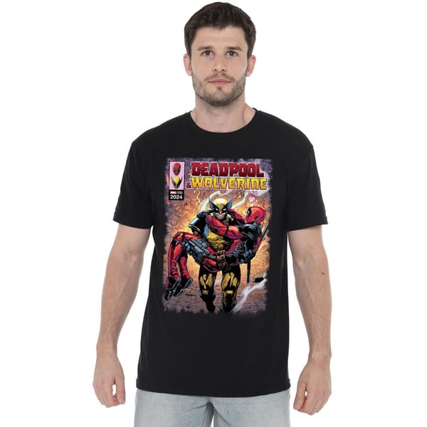Deadpool & Wolverine Herr Wolverine Räddar Deadpool Serietidnings T-Shirt
