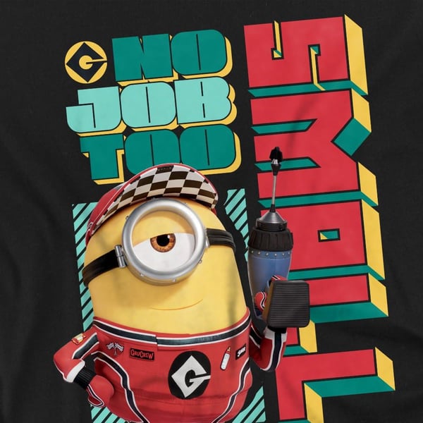 Despicable Me 4 Mens No Job Too Small Stuart T-Shirt