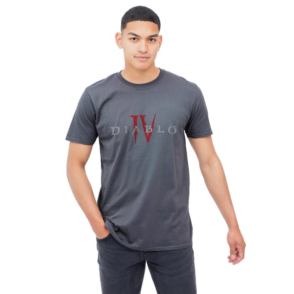 Diablo IV Herr T-shirt med logotyp