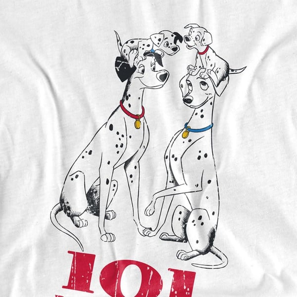 101 dalmatialaista miesten T-paita