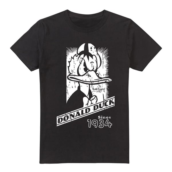 Disney Herr Donald Duck Mono Porträtt T-Shirt