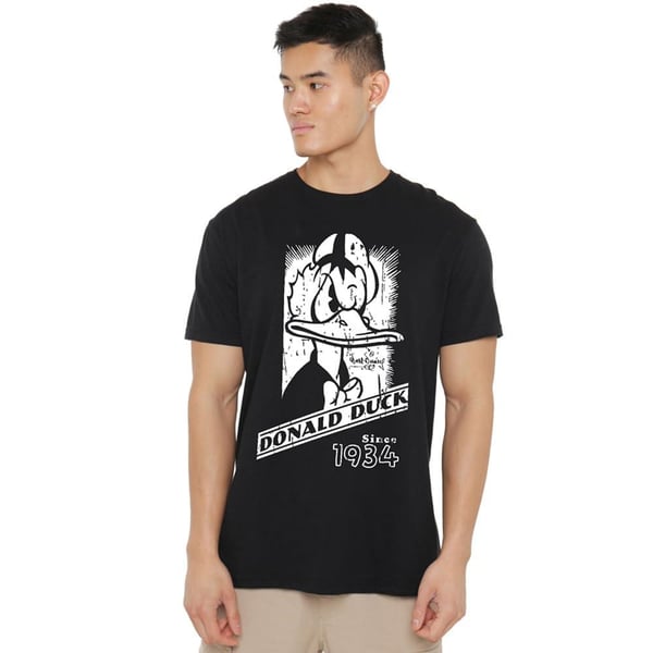 Disney Herr Donald Duck Mono Porträtt T-Shirt