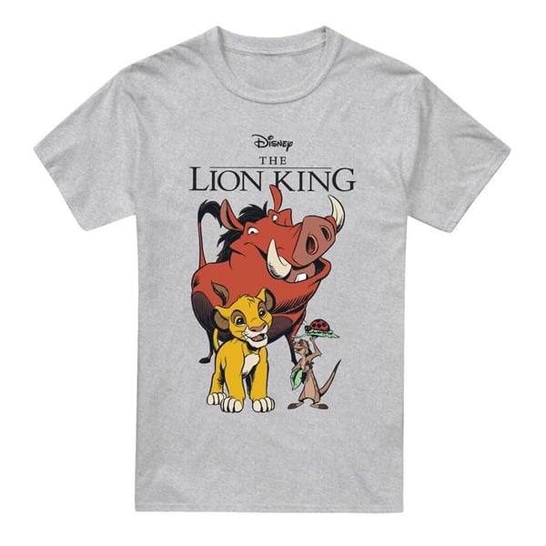 The Lion King Mens Simba Pumbaa T-Shirt The Lion King Mens Simba Pumbaa T-Shirt