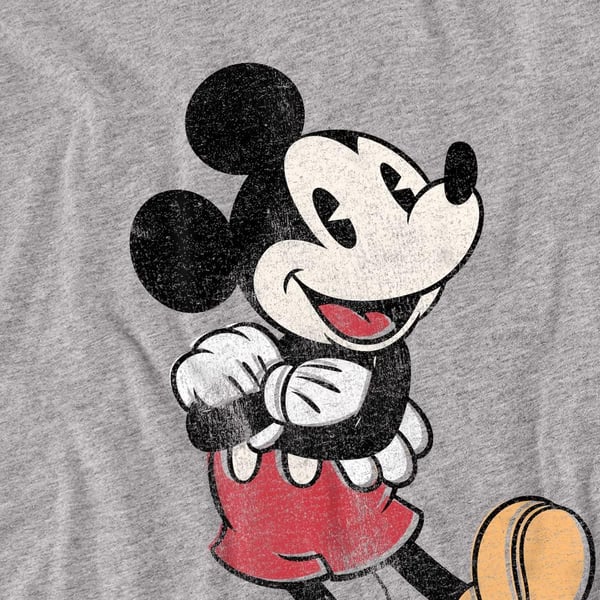 Disney Herr T-shirt Musse Pigg Klassisk Pose