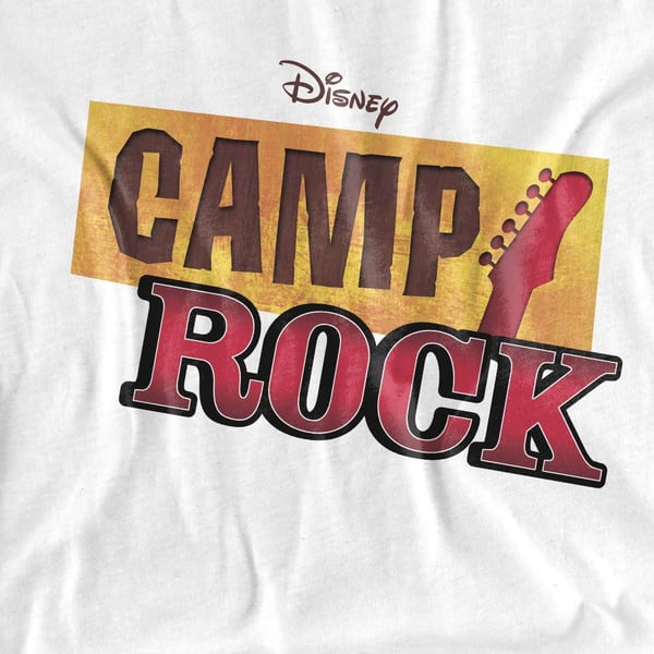 Camp Rock Herr Klassisk Logotyp T-shirt