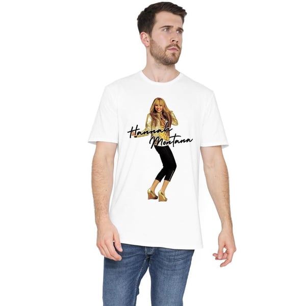 Hannah Montana Mens Hannah Montana Pose T-Shirt