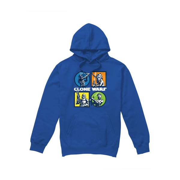 Star Wars: The Clone Wars Mens Grid Hoodie Star Wars: The Clone Wars Mens Grid Hoodie
