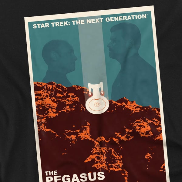 Star Trek miesten The Next Generation kausi 7 jakso 12 T-paita
