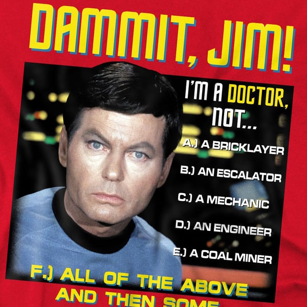 Star Trek Miesten Kaikki Yllä Oleva T-paita