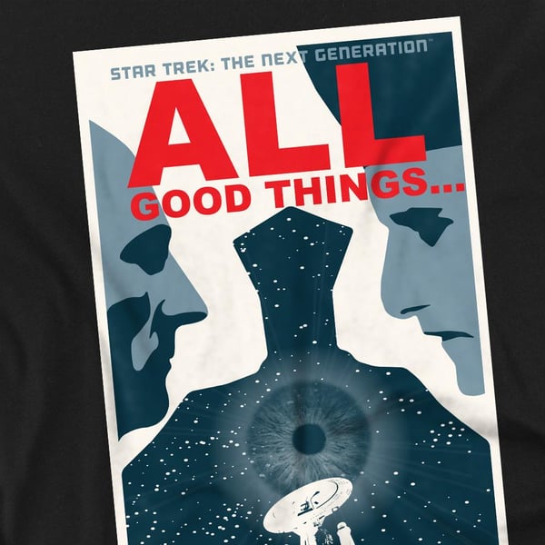 Star Trek miesten The Next Generation kausi 7 jakso 25 T-paita