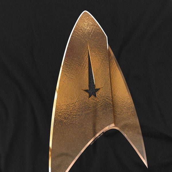 Star Trek: Discovery Mens Command Shield T-Shirt