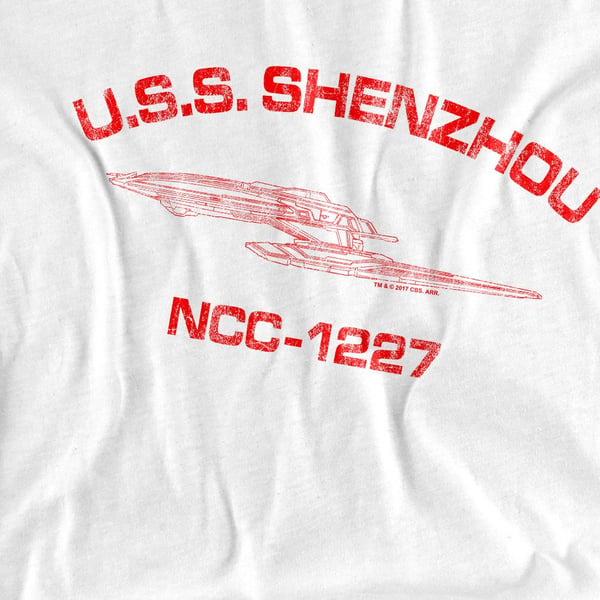 Star Trek miesten Shenzhou urheilullinen T-paita