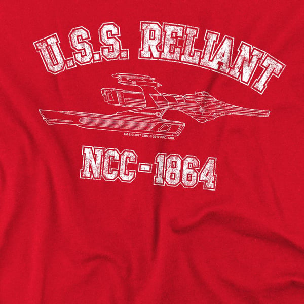 Star Trek Mens Reliant Athletic T-Shirt