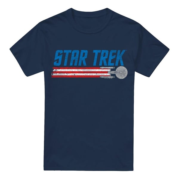 Star Trek Miesten Enterprise Americana T-paita