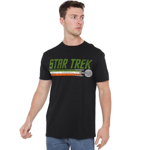 Star Trek Miesten Irlantilainen Enterprise T-paita