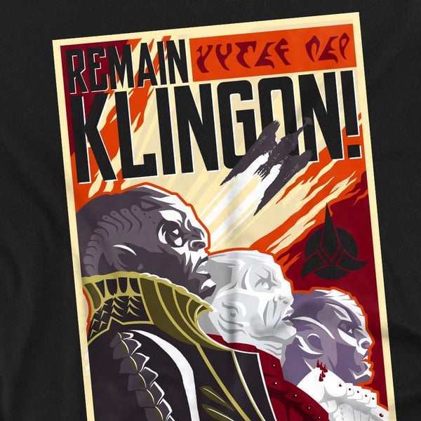 Star Trek: Discovery Miesten Remain Klingon -juliste T-paita