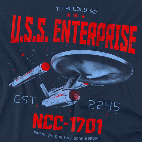 Star Trek Miesten Tähtipäivä 2245 T-paita