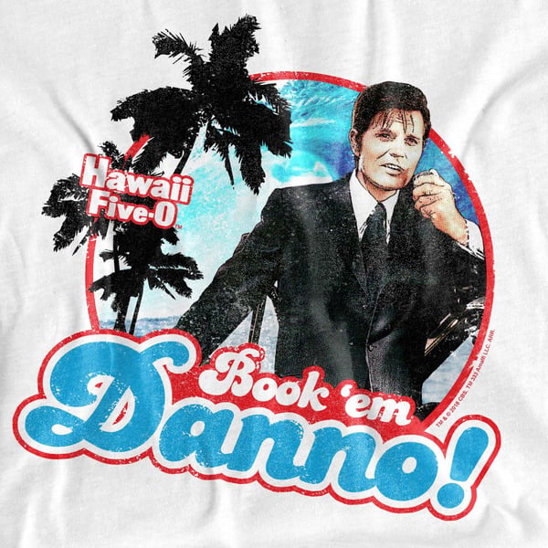 Hawaii Five-0 Herr T-shirt \"Book Em Danno\"