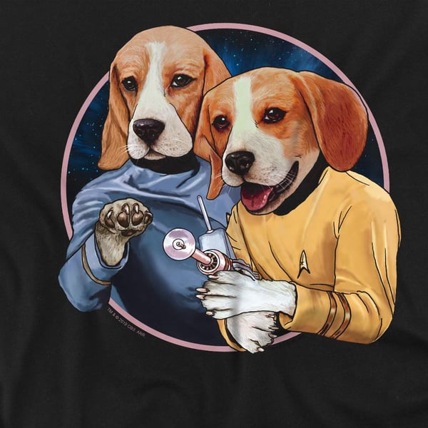Star Trek Miesten Koirat T-paita