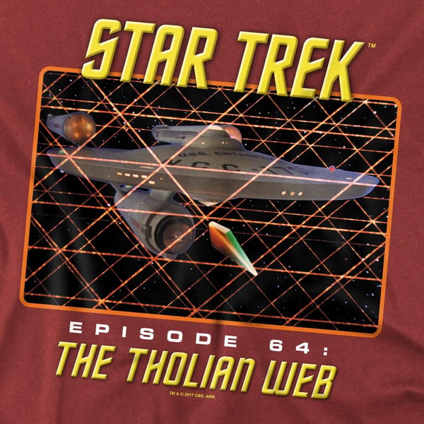 Star Trek Miesten The Tholian Web T-paita
