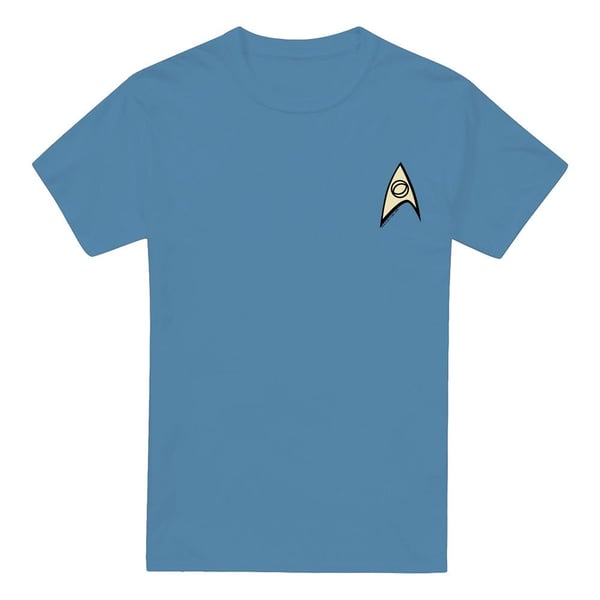 Star Trek Mens Science Uniform Foil T-Shirt