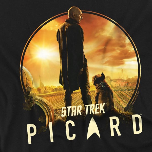 Star Trek: Picard Miesten T-paita A Man and His Dog