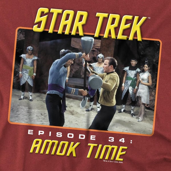 Star Trek Miesten Amok Time T-paita