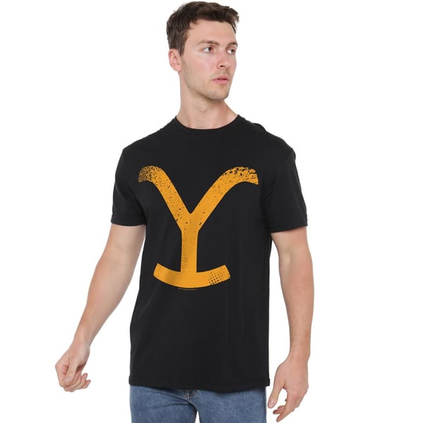 Yellowstone Herr Stor Märkes T-shirt