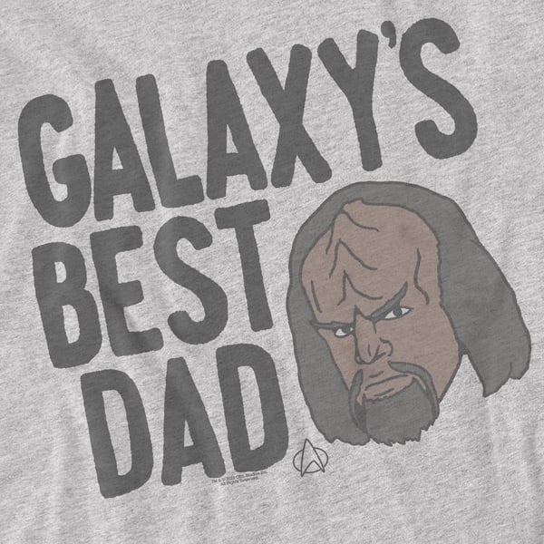 Star Trek: The Next Generation Herr T-shirt Galaxens Bästa Pappa